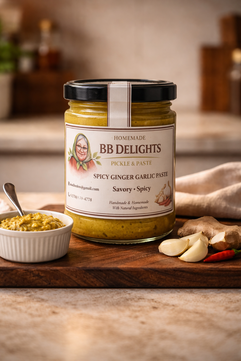 Spicy Ginger Garlic Paste - Bold & Zesty