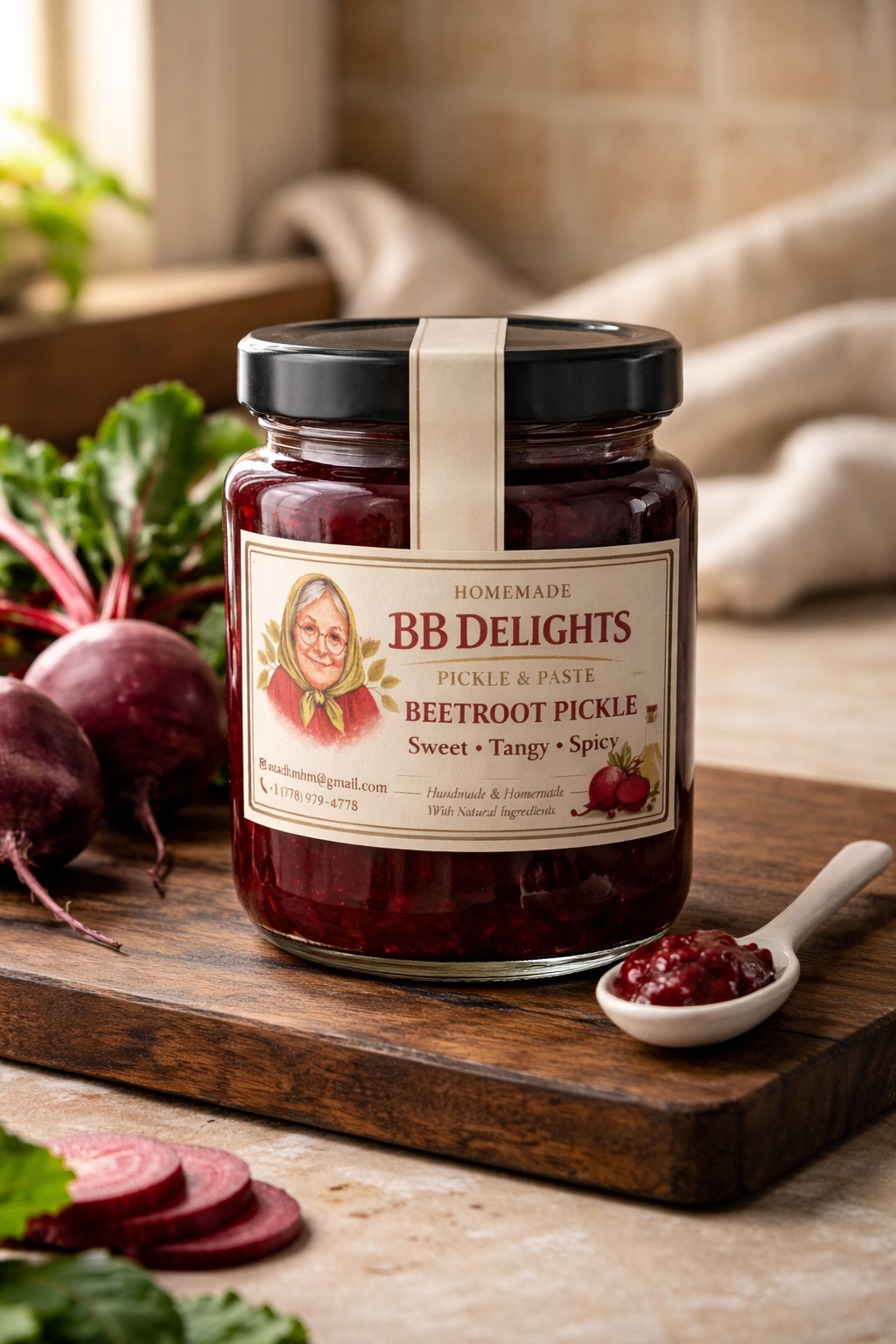 Vibrant Pickled Beet -Sweet & Tangy
